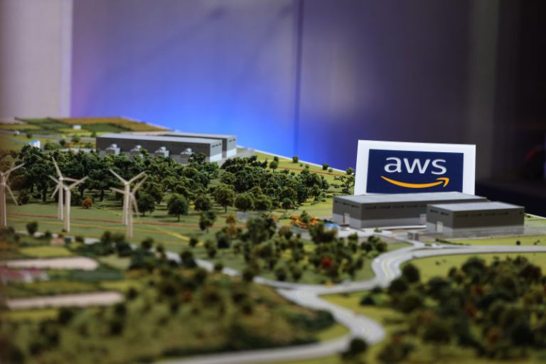 Europapress 4831955 Maqueta Amazon Web Services Aws Acto Inauguracion Encuentro Empresarial