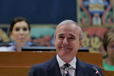 Europapress 5373864 Candidato Pp Presidencia Aragon Jorge Azcon Debate Imbestidura Agosto