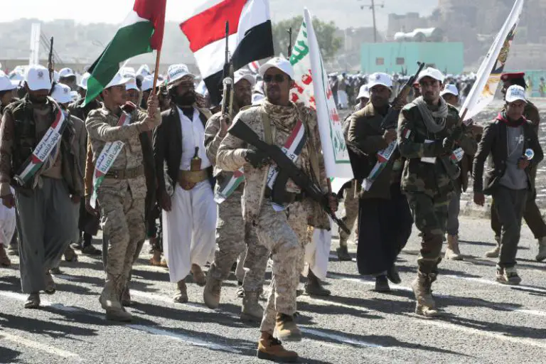 Europapress 5668129 December 20 2023 Sanaa Sanaa Yemen Newly Recruited March During Parade To