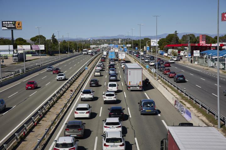 Imagen De Archivo De La A 1 A Su Paso Por Rivas Madrid Durante Una Operacion Especial De Trafico De La Dgt