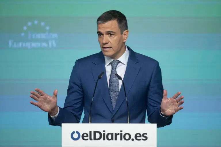 Europapress 5963431 Presidente Gobierno Pedro Sanchez Inaugura Iv Edicion Foro Fondos Europeos