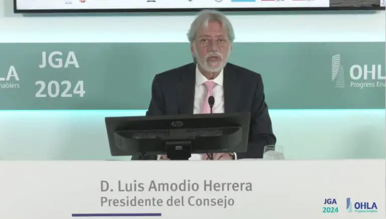 Europapress 6059013 Presidente Ohla Luis Amodio Junta General Accionistas Ohla