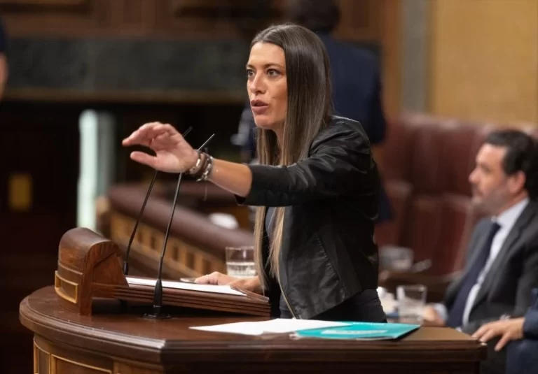 Europapress 6848292 Portavoz Junts Congreso Miriam Nogueras Interviene Pleno Extraordinario