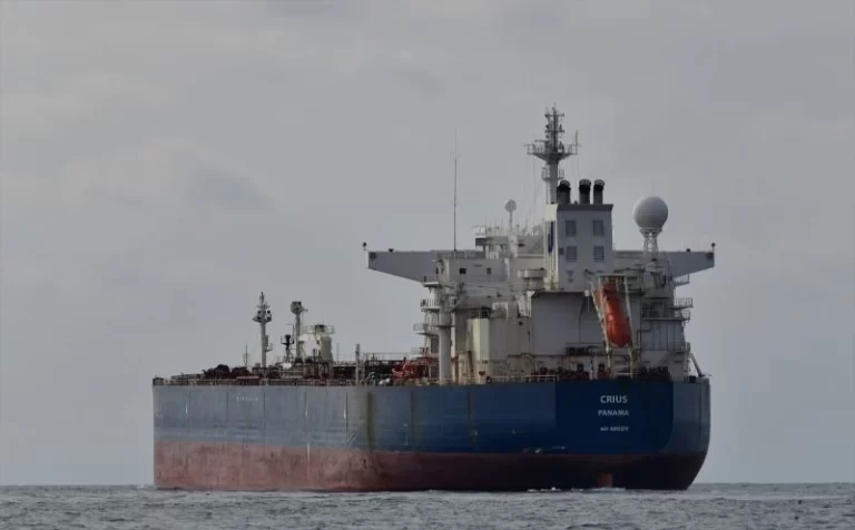 Europapress 5086292 Buque Crius Antes Recibir Carga Petroleo Marzo 2023 Ceuta Espana Buques