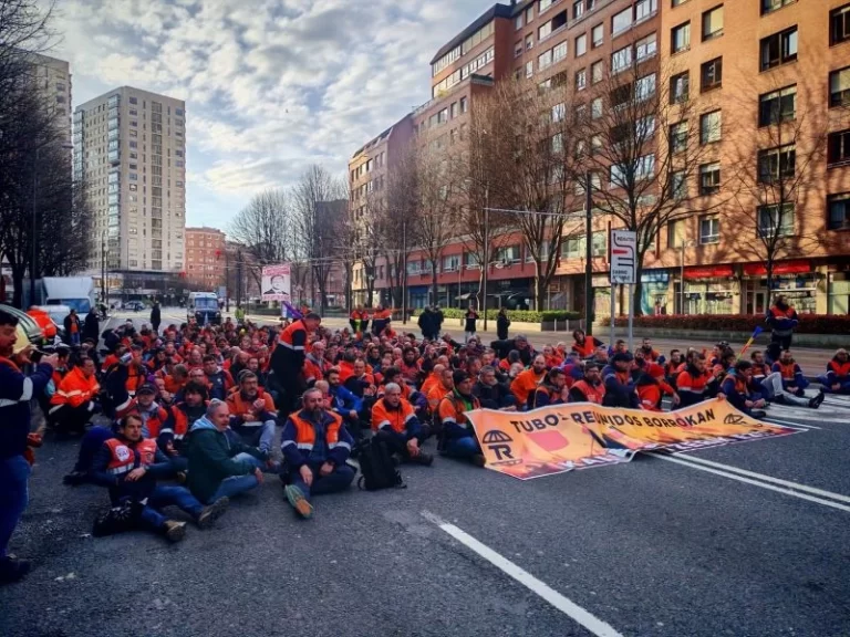 Europapress 7351824 Movilizacion Trabajadores Tubos Reunidos Bilbao