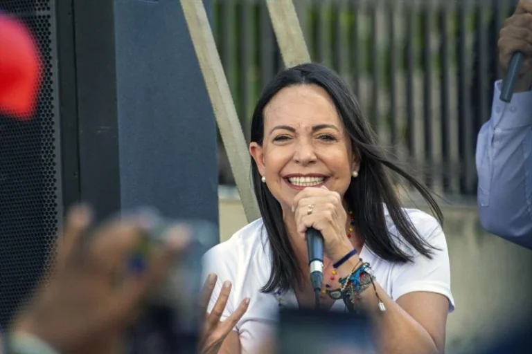 Europapress 7368491 January 23 2024 Candidate Maria Corina Machado Leader Of The Venezuelan