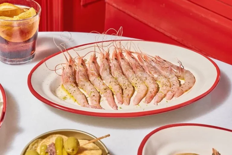 Gamba Al Natural Con Aove