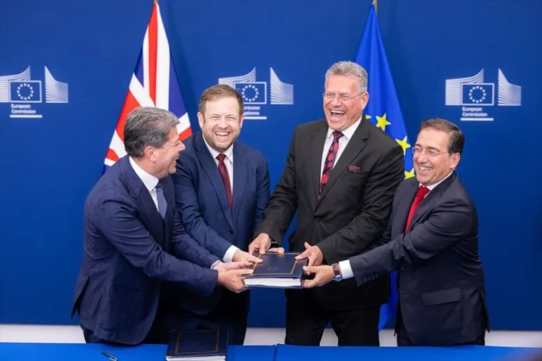 Europapress 7664241 Ministro Presidente Gibraltar Fabian Picardo Secretario Estado Reino Unido