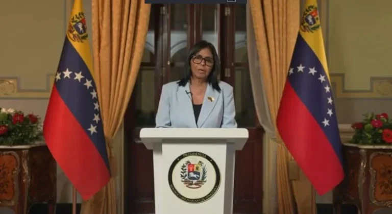 Europapress 7738170 Presidenta Encargada Venezuela Delcy Rodriguez