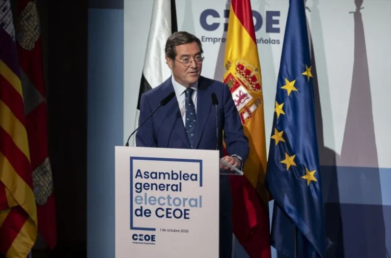 Europapress 7812212 Presidente Ceoe Antonio Garamendi Celebracion Asamblea General Electoral